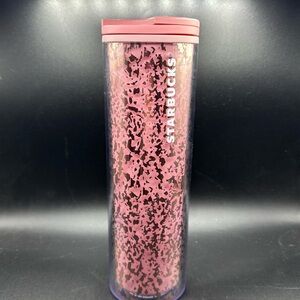 Starbucks pink Tumbler 16oz foil